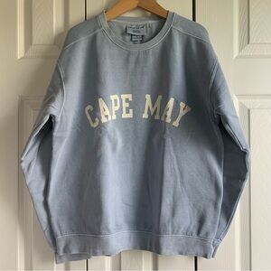 Light Blue Cape May Crew Neck Sweatshirt